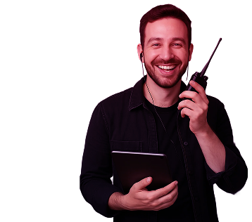 Artist manager illustration